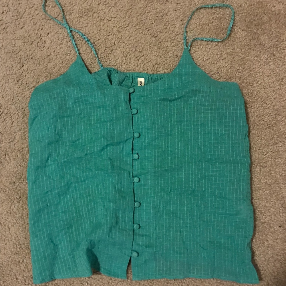Rvca textured tank top